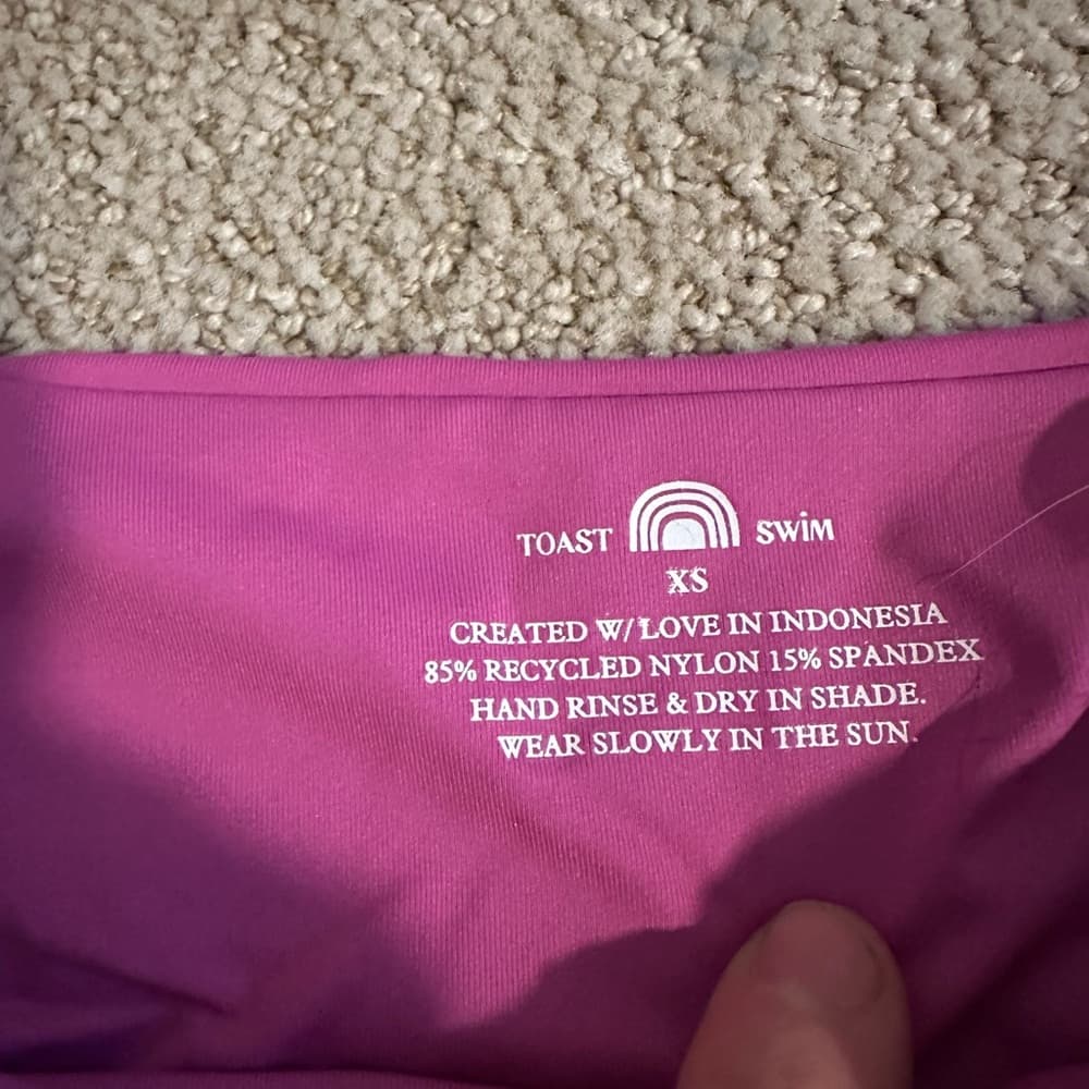 NWT Toast x Free People bikini bottoms Orchid - Thumbnail 2