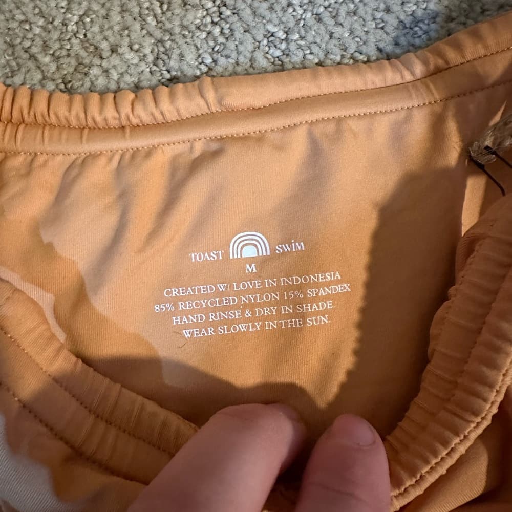 NWT Toast x Free People tunnel bikini bottoms sandstone - Thumbnail 2