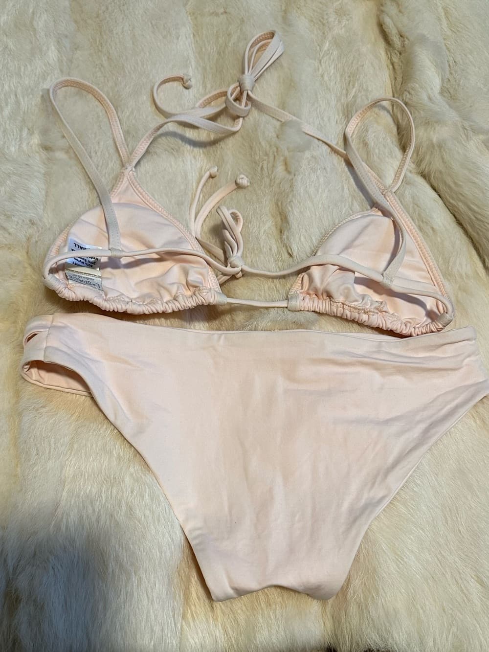 NWT L*Space triangle bikini light pink - Thumbnail 3