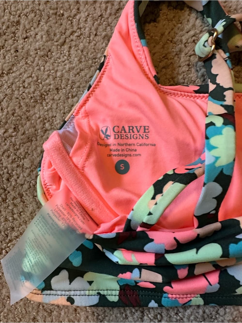 NWOT Carve Designs Tofino bikini top - Thumbnail 3