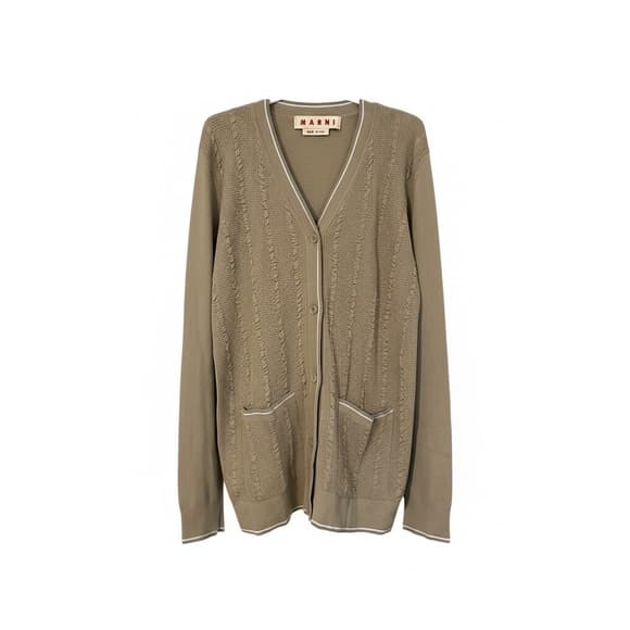 Marni cardigan tan white - Thumbnail 7