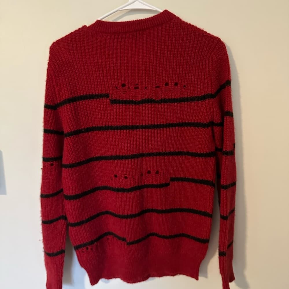 Iro Paris Cleon distressed wool alpaca sweater - Thumbnail 3