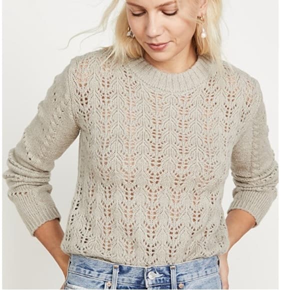 NWT English Factory wool blend sweater grey - Thumbnail 6