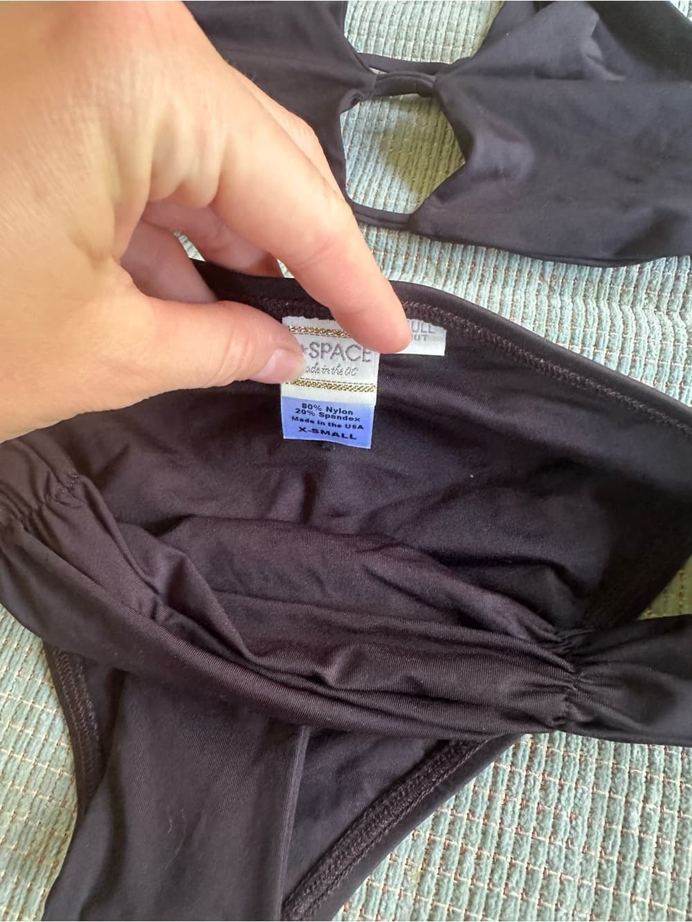 NWOT L*Space Monique bikini set black - Thumbnail 2