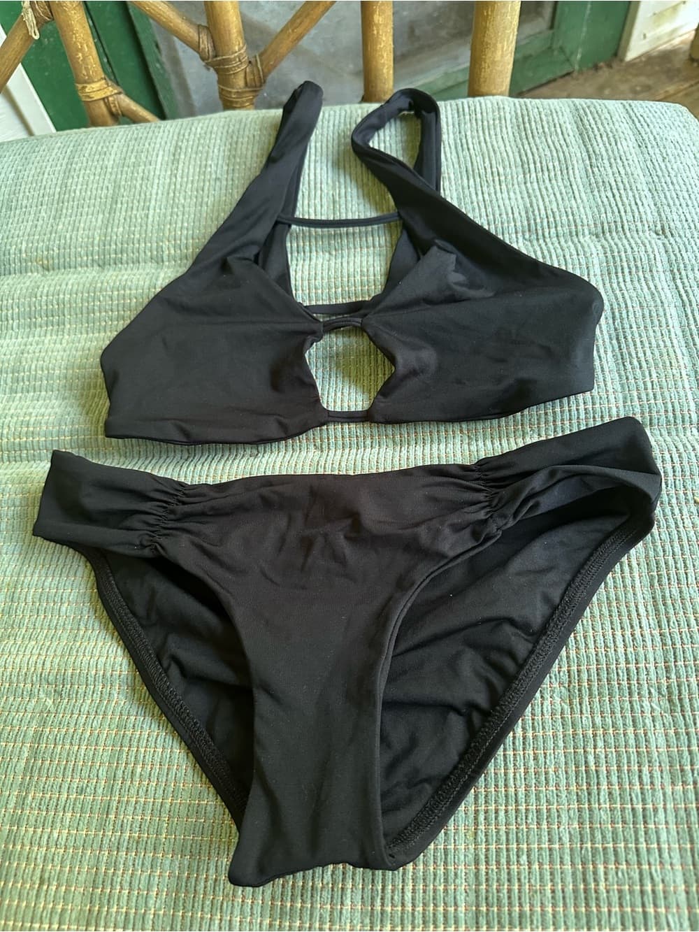NWOT L*Space Monique bikini set black