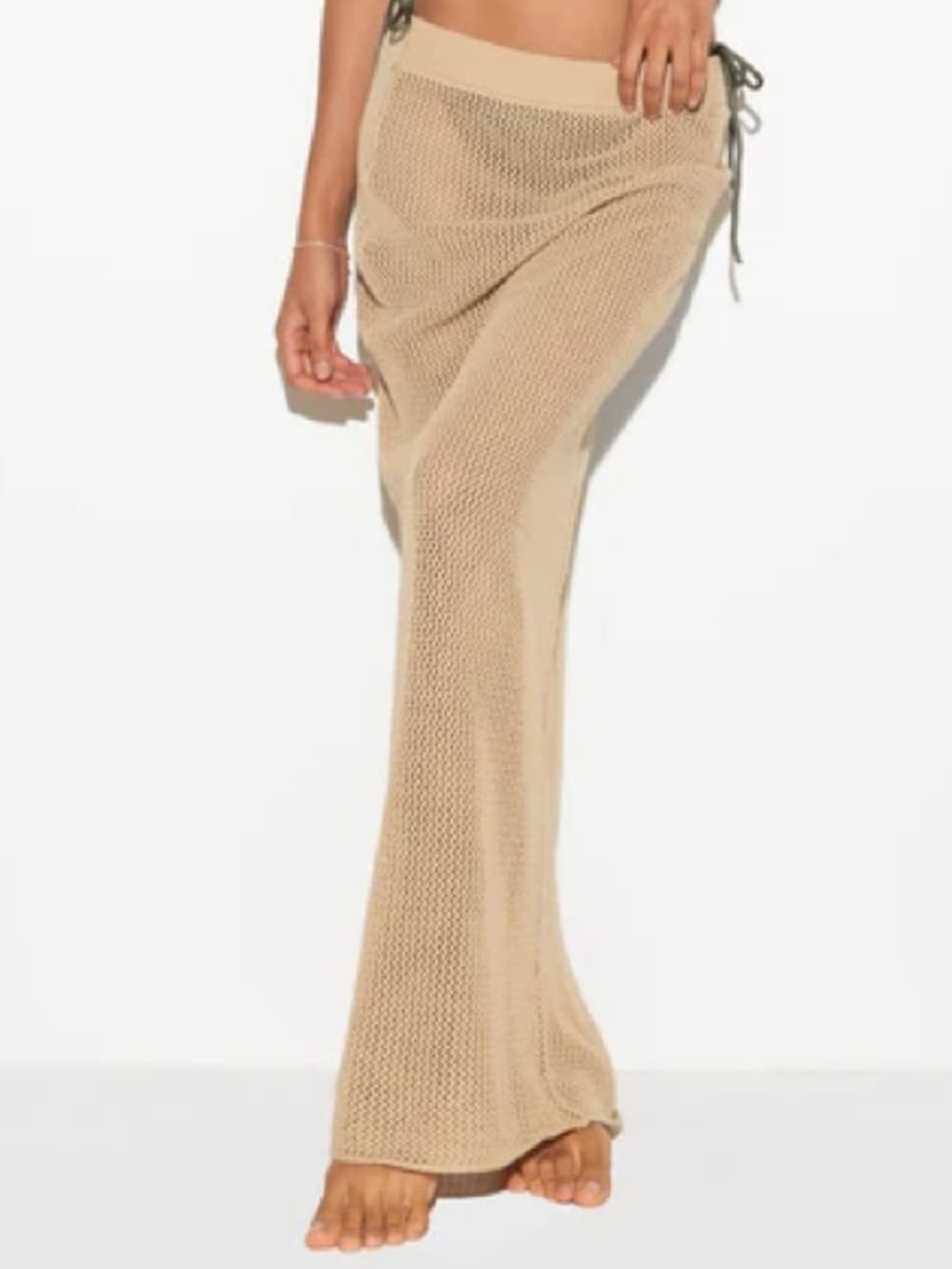 NWT Spiritual Gangster Carmen maxi crochet skirt Palo Santo - Thumbnail 3