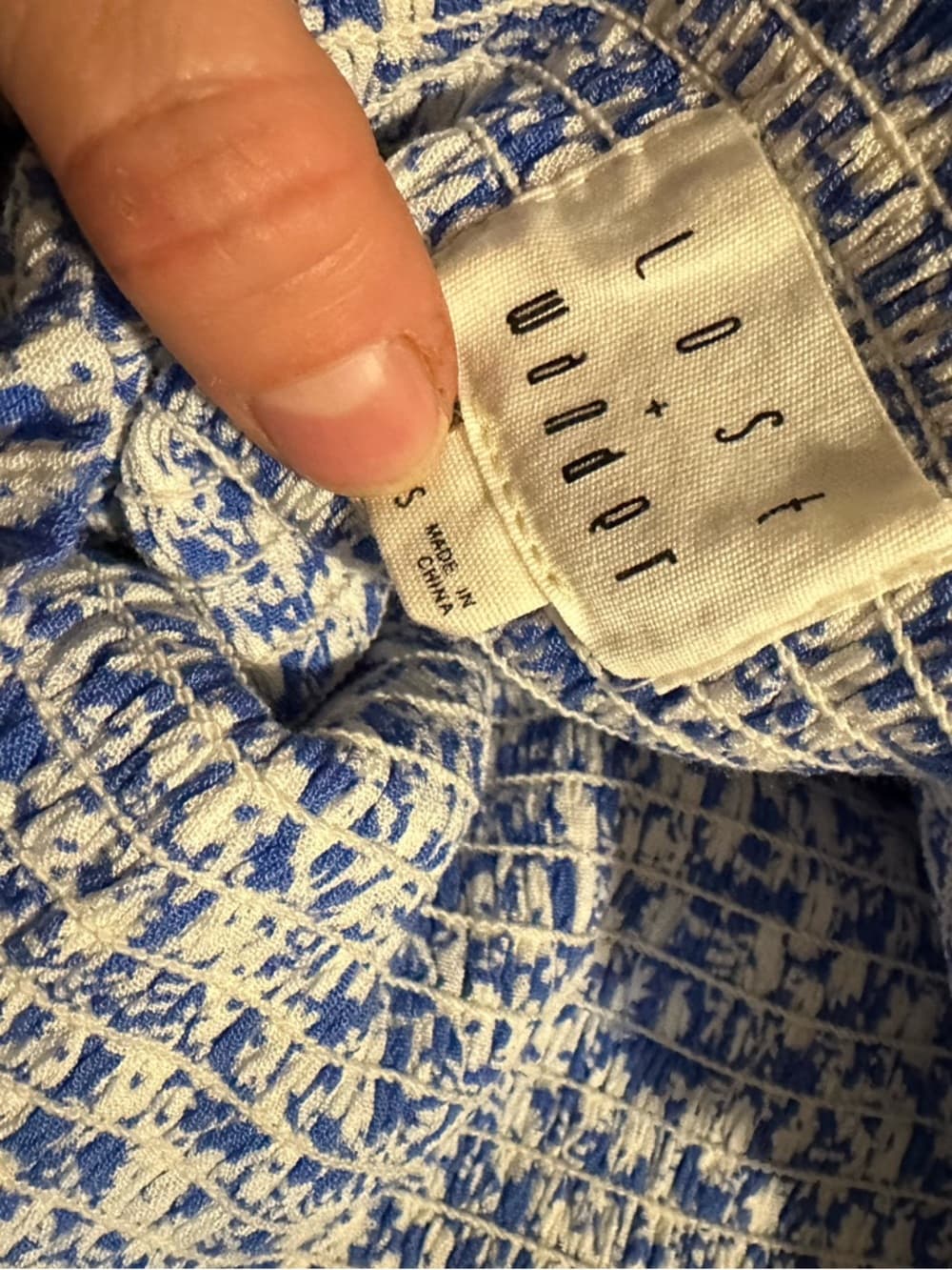 Lost and Wander Pick me skirt set blue white - Thumbnail 3
