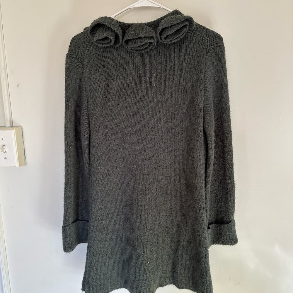 Soft Surroundings La Vie En Rose wool alpaca cardigan - Thumbnail 3