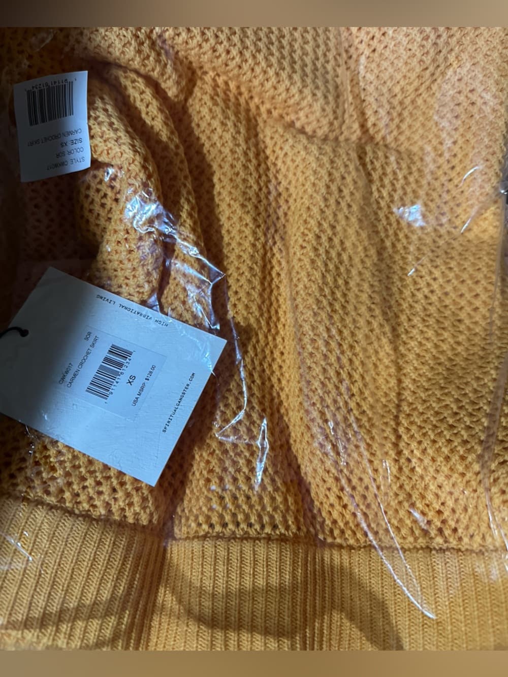 NWT Spiritual Gangster Carmen maxi crochet skirt Sorbet - Thumbnail 2