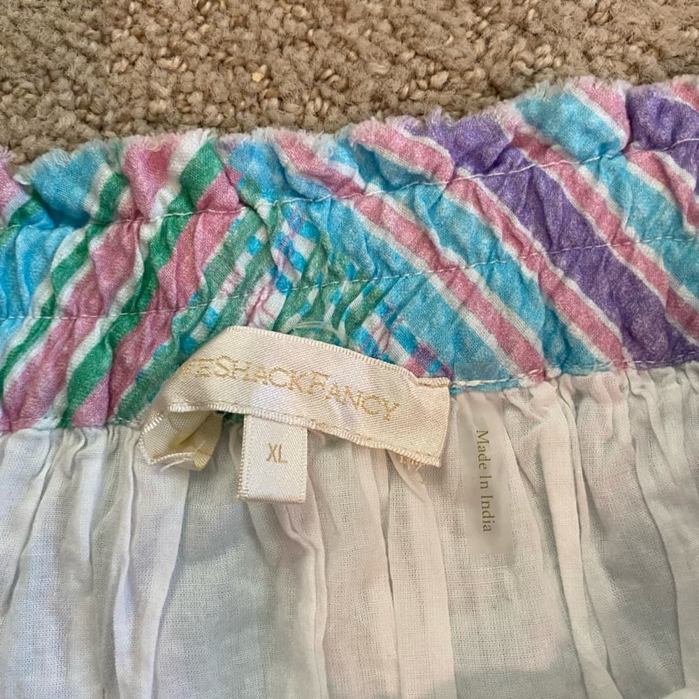Loveshackfancy Corbett mini skirt Candyland Plaid - Thumbnail 2