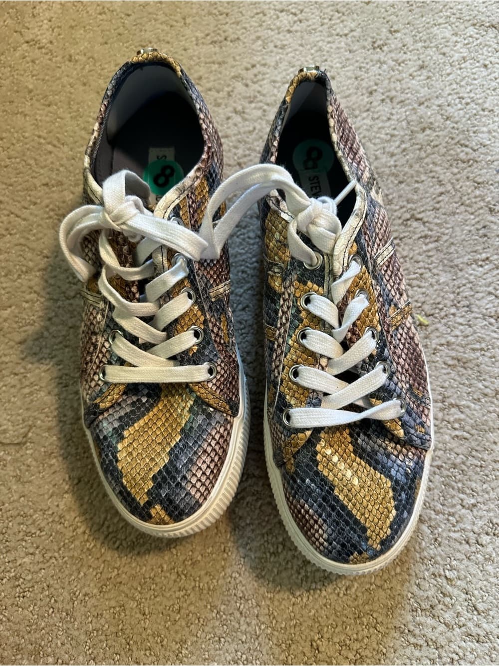 Steve Madden Emmy snakeskin platform sneakers - Thumbnail 4
