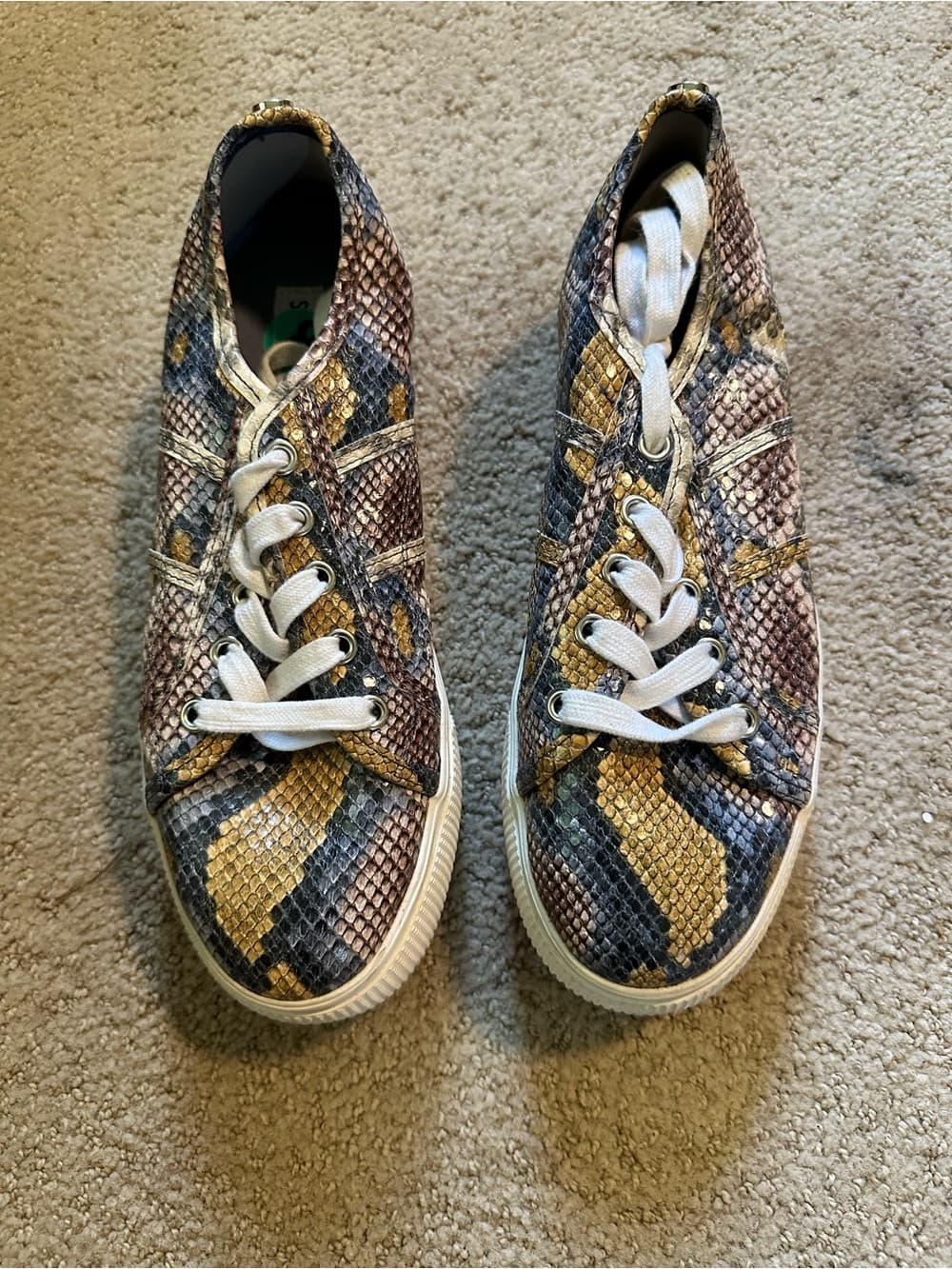 Steve Madden Emmy snakeskin platform sneakers - Thumbnail 2