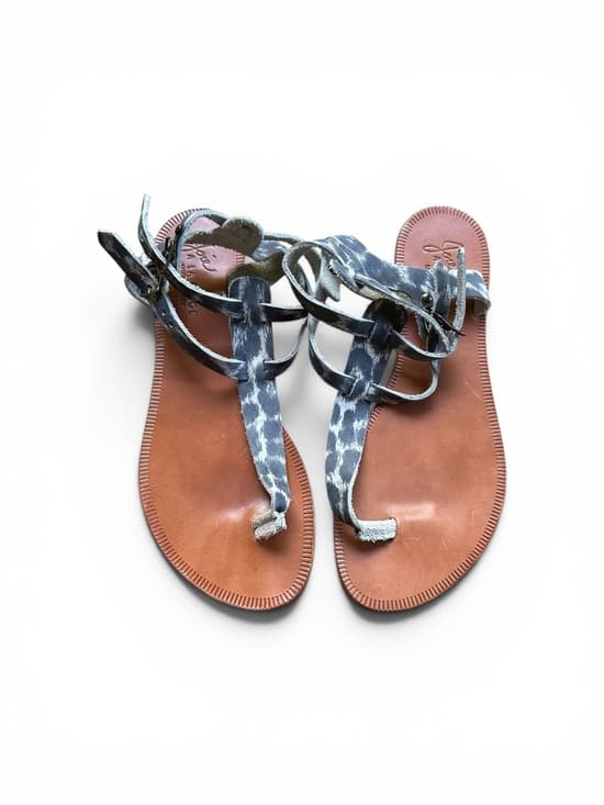 Joie A La Plage t strap leopard print leather sandals - Thumbnail 5