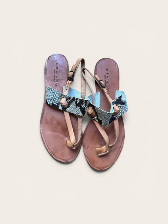 Joie leather sling back sandals - Thumbnail 5