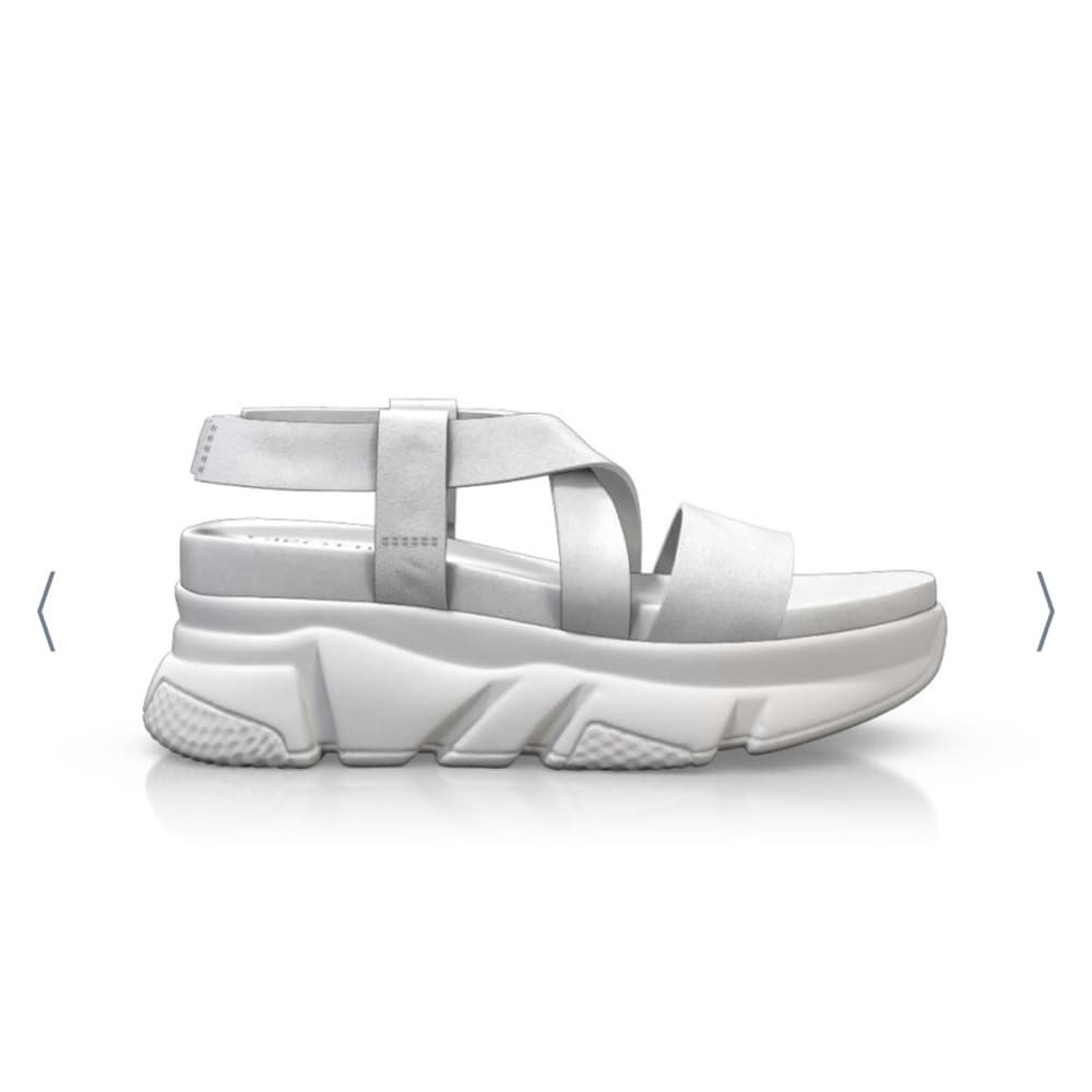 Girotti CHUNKY SOLE SANDALS 65398 white - Thumbnail 7