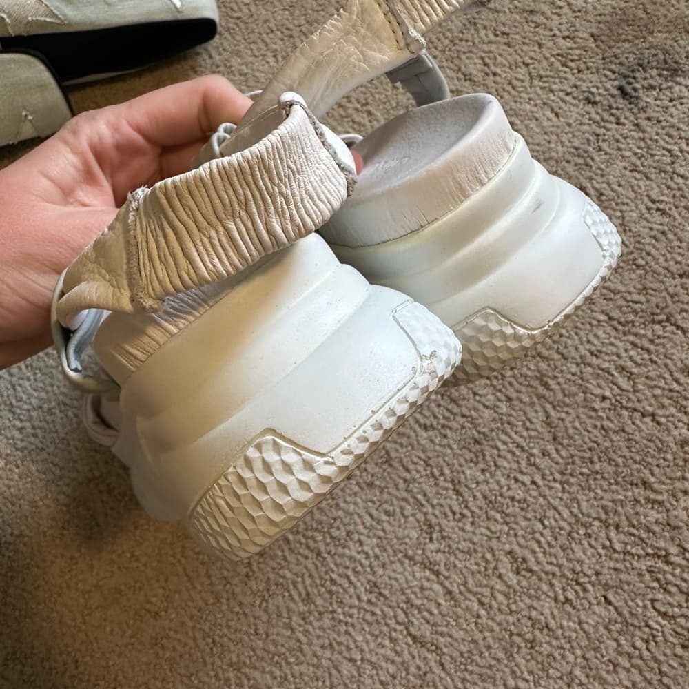 Girotti CHUNKY SOLE SANDALS 65398 white - Thumbnail 3