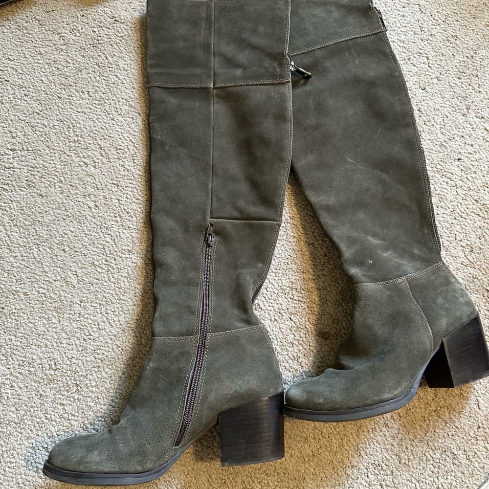 Steve Madden Orabella over the knee leather boots - Thumbnail 3