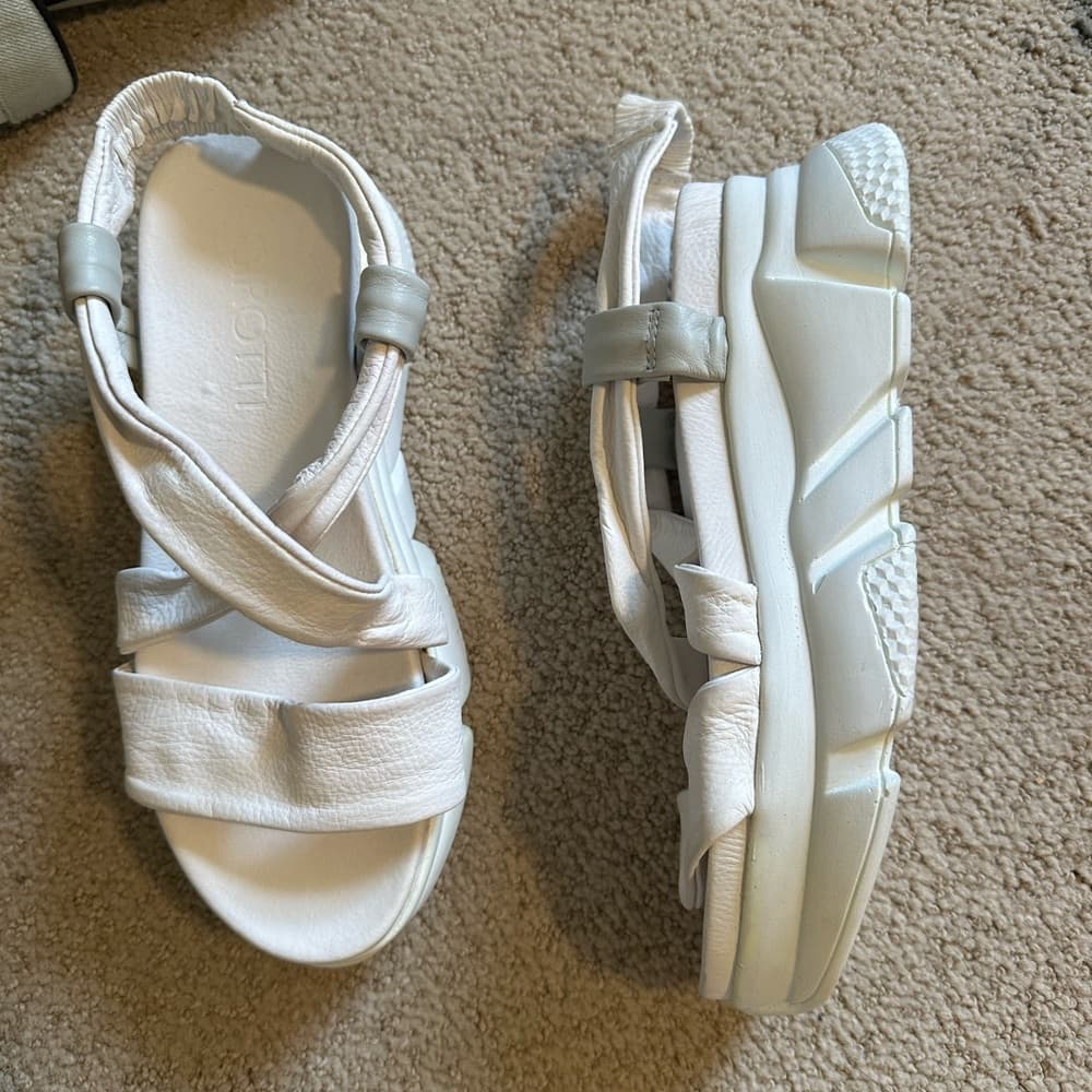 Girotti CHUNKY SOLE SANDALS 65398 white - Thumbnail 6