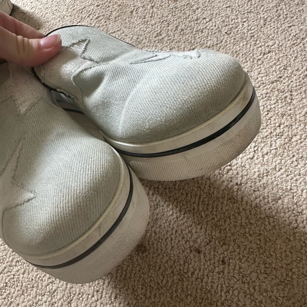 Stella McCartney Binx denim star platform slip-on sneakers - Thumbnail 5