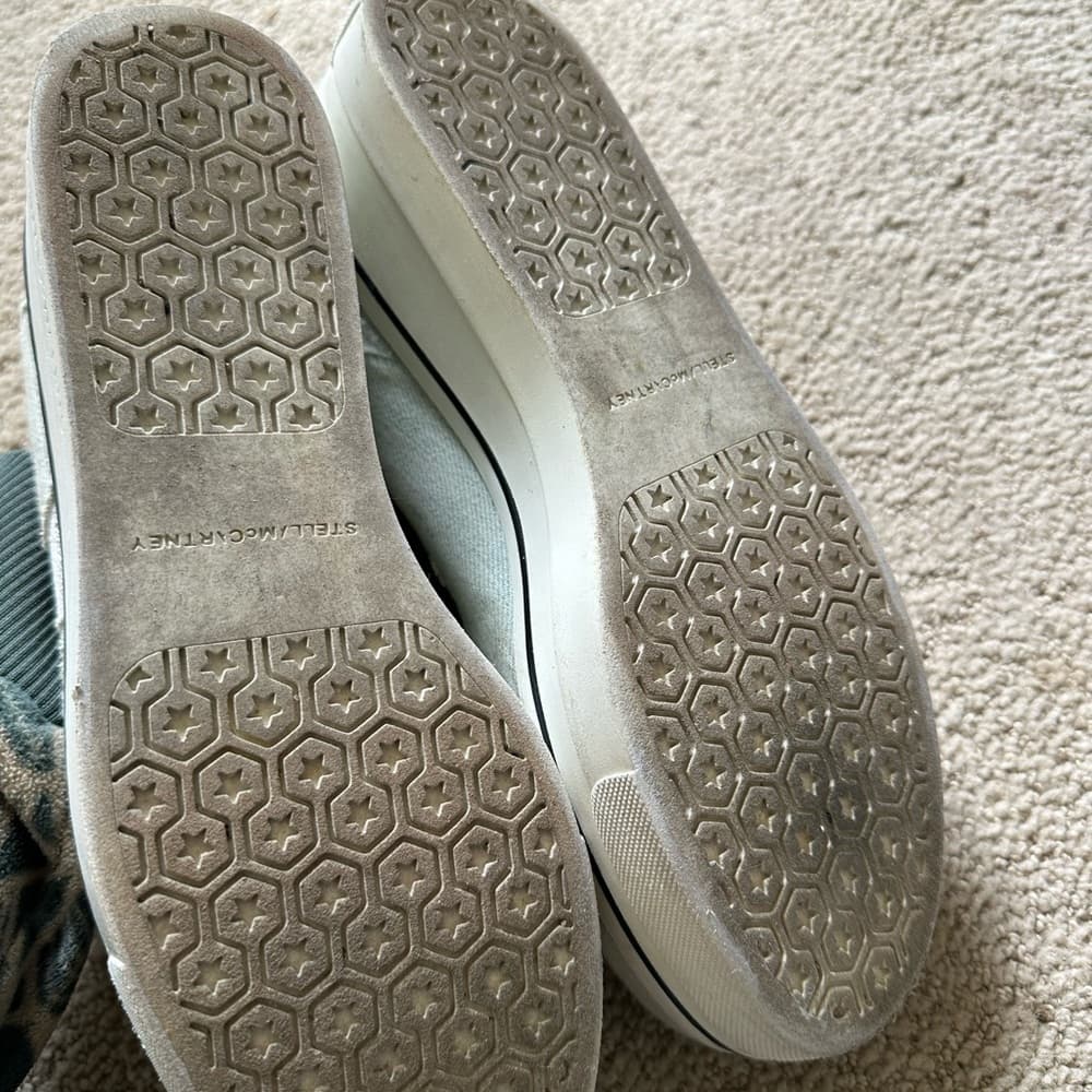 Stella McCartney Binx denim star platform slip-on sneakers - Thumbnail 6