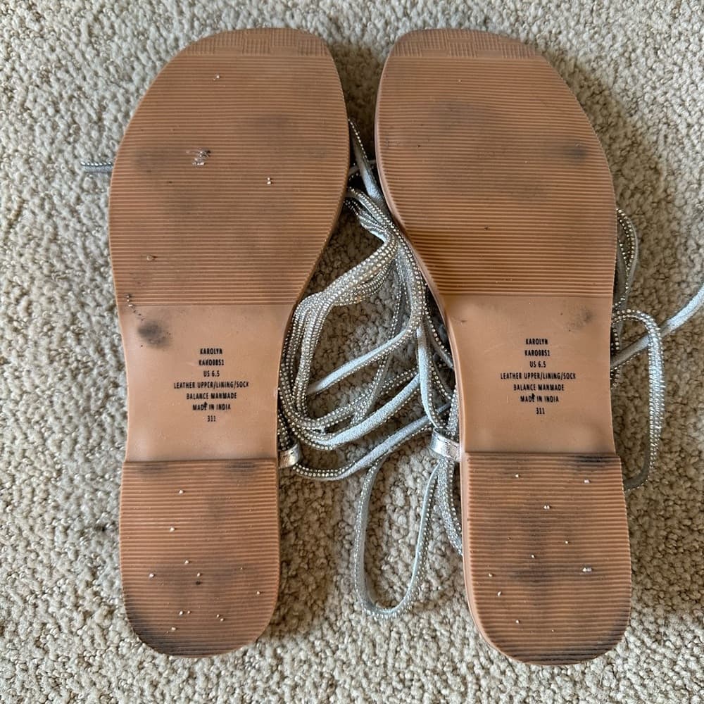 Steve Madden Iva rhinestone sandals 6.5 - Thumbnail 2