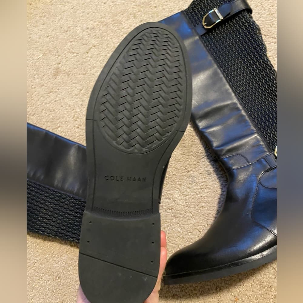 NWOT Cole Haan Chesley tall boots black 6 - Thumbnail 2
