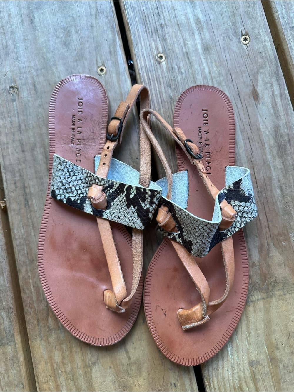 Joie leather sling back sandals