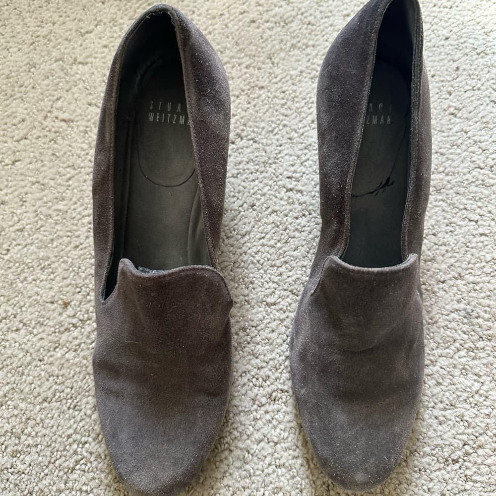 Stuart Weitzman Arise suede wedges grey - Thumbnail 2