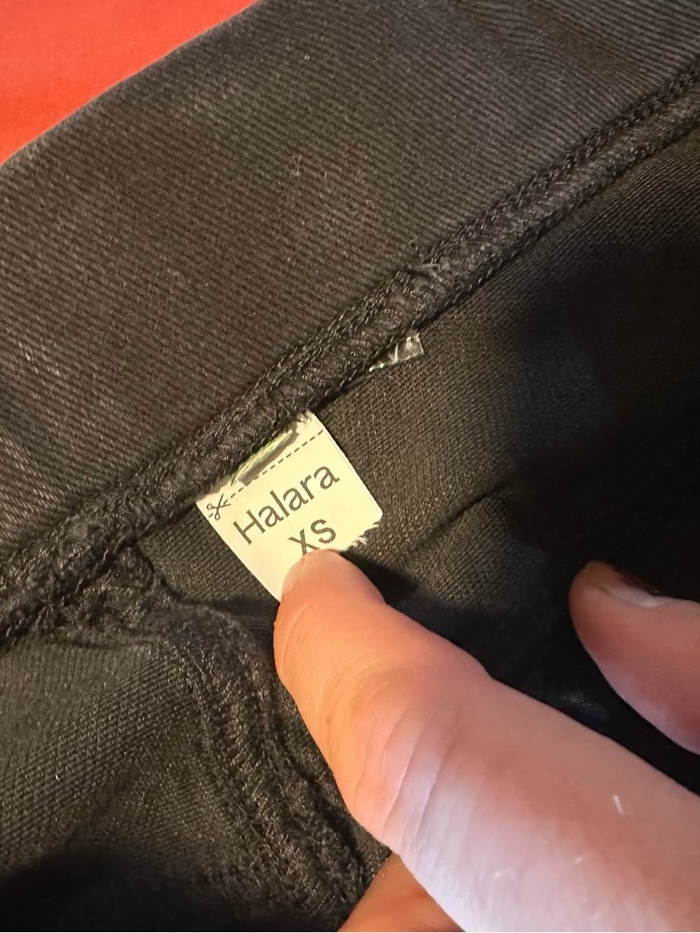 NWOT Halara high waisted denim shorts black - Thumbnail 3