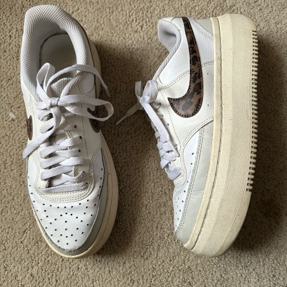 Nike Court Vision Alta Leopard sneakers