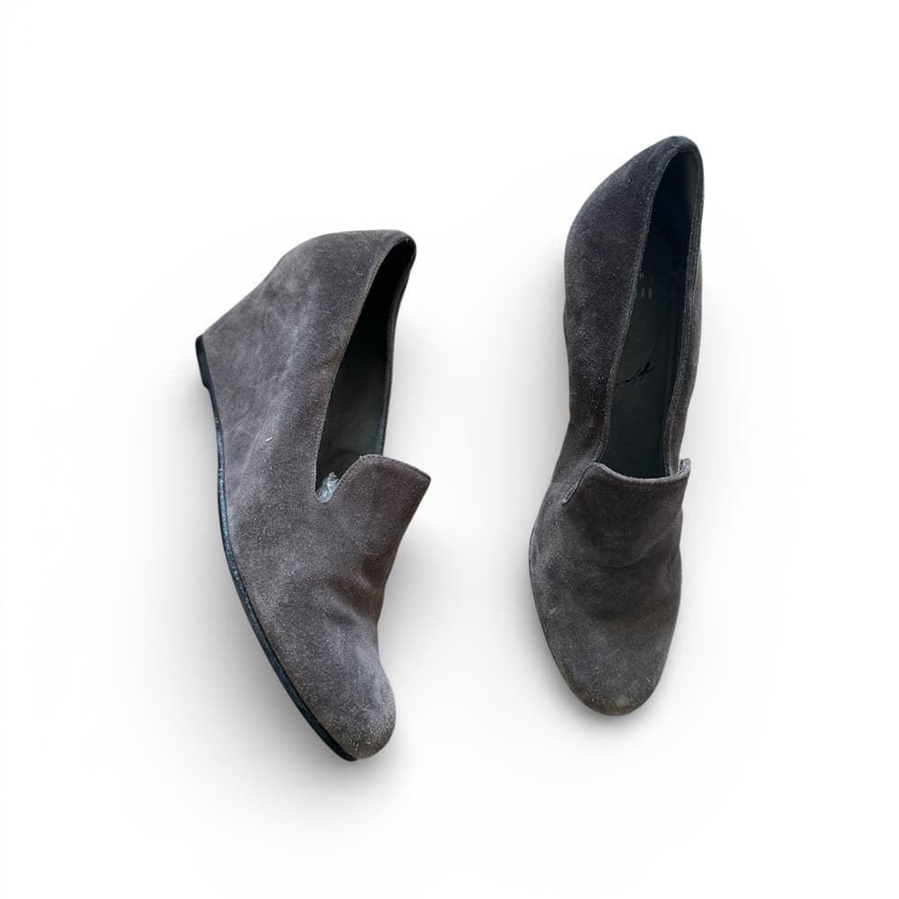 Stuart Weitzman Arise suede wedges grey - Thumbnail 6