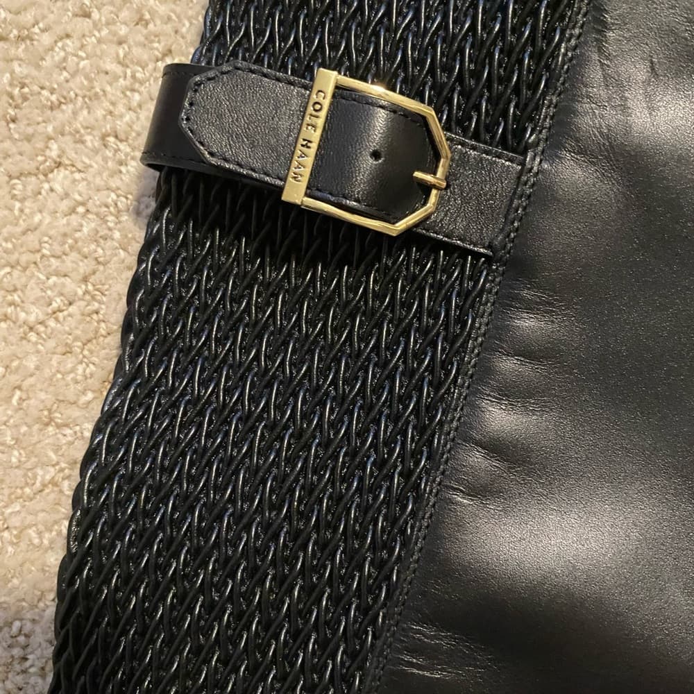 NWOT Cole Haan Chesley tall boots black 6 - Thumbnail 3