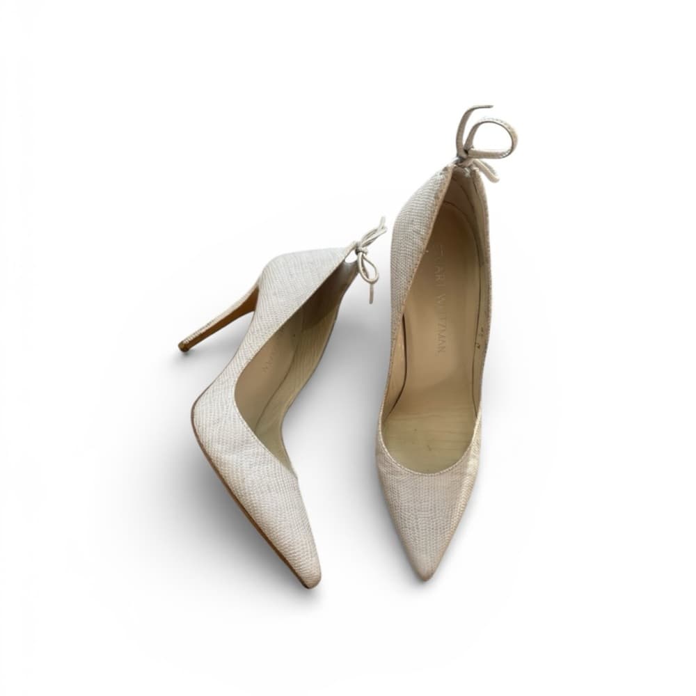 Stuart Weitzman Leigh stiletto heels leather - Thumbnail 7