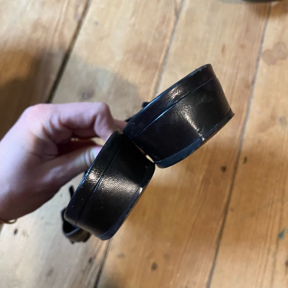 Prada pointed bow toe mules black leather - Thumbnail 6