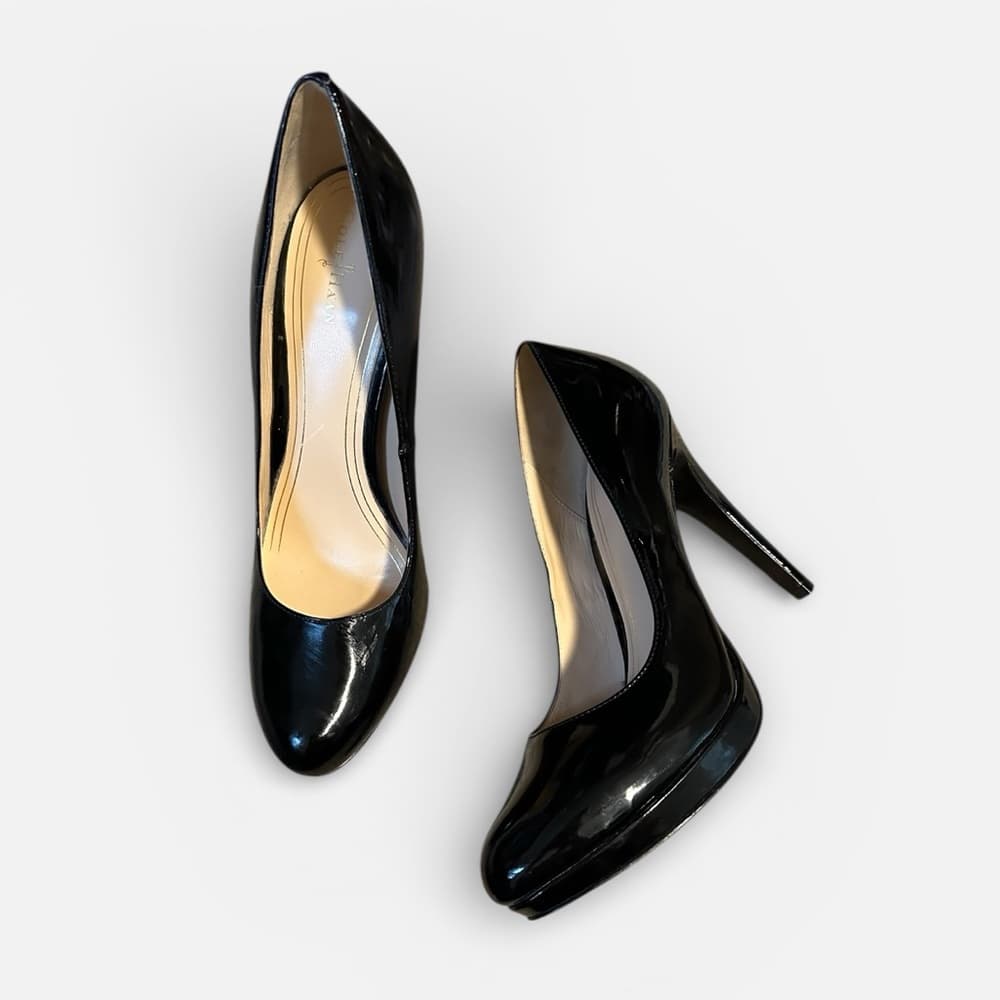 Cole Haan Chelsea patent leather Nike Air heels black - Thumbnail 6