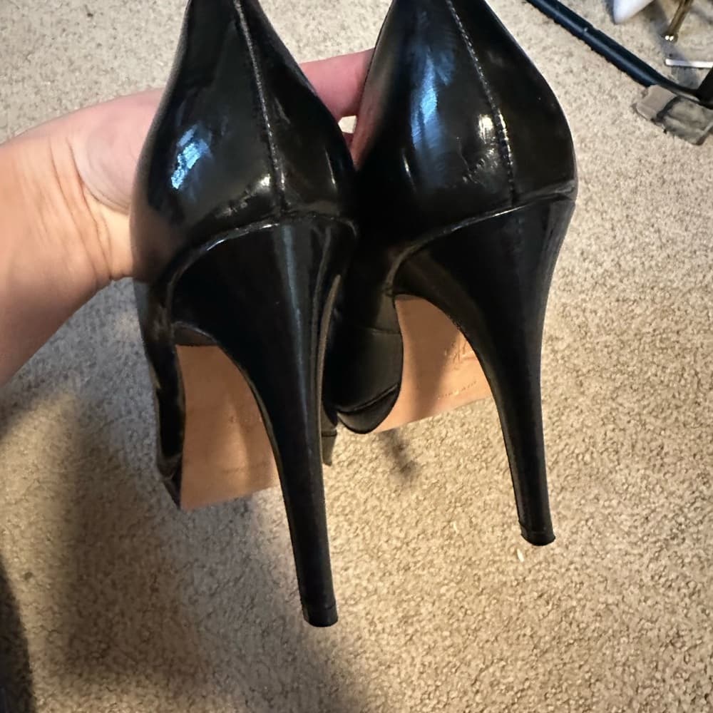 Cole Haan Chelsea patent leather Nike Air heels black - Thumbnail 2