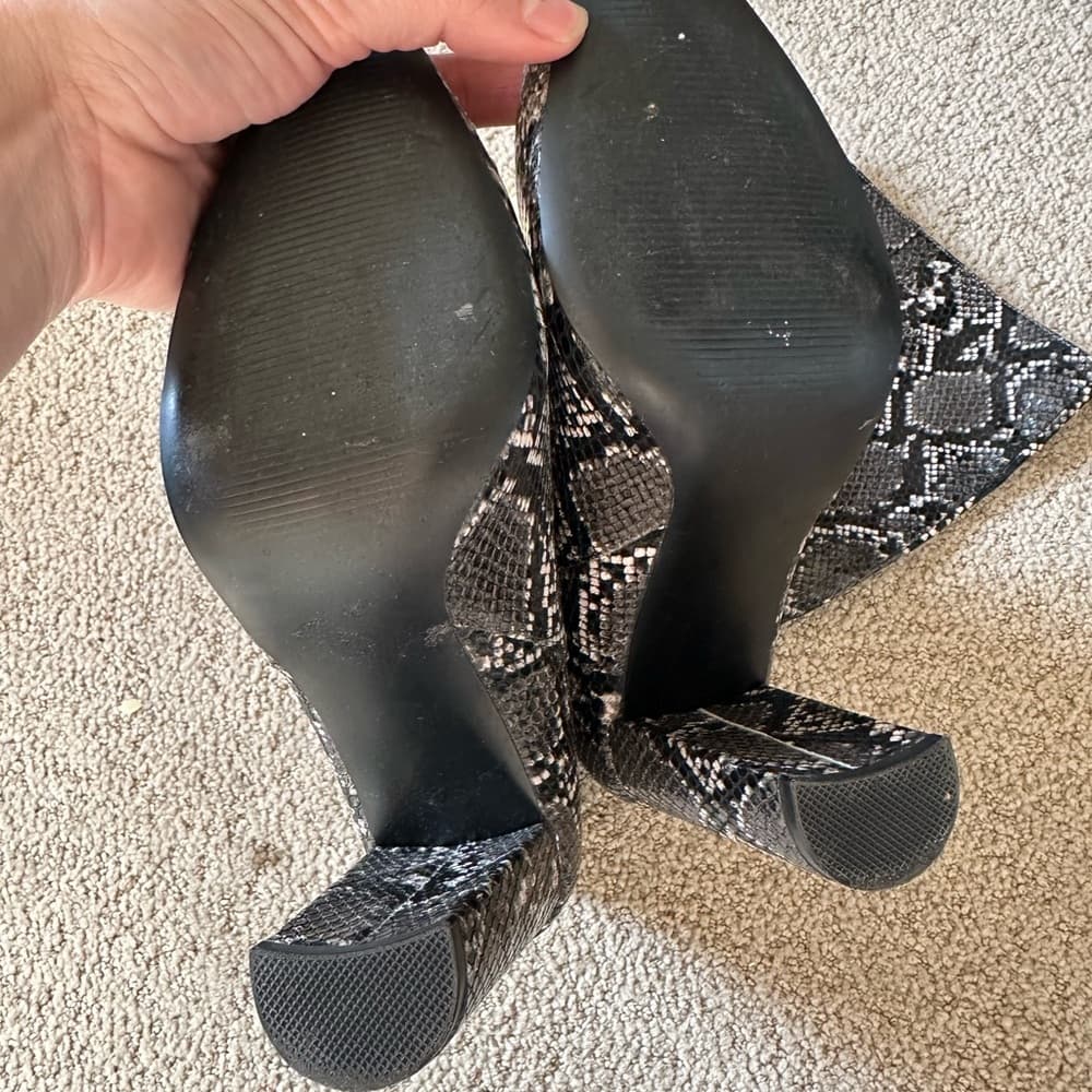 Steve Madden Triumph snakeskin print tall boots 9 - Thumbnail 2