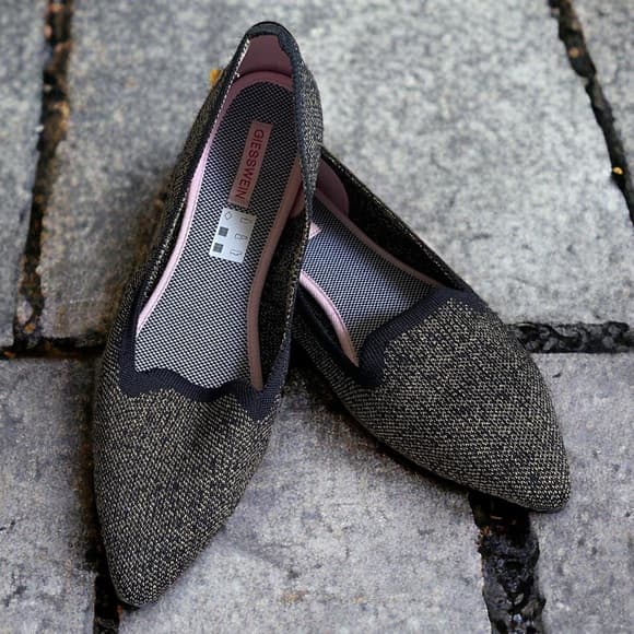NWOT Giesswein flats gold black knit - Thumbnail 7