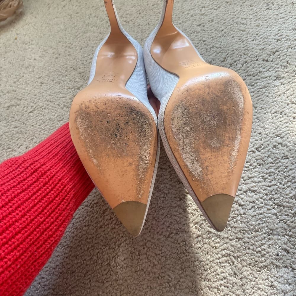 Stuart Weitzman Leigh stiletto heels leather - Thumbnail 5