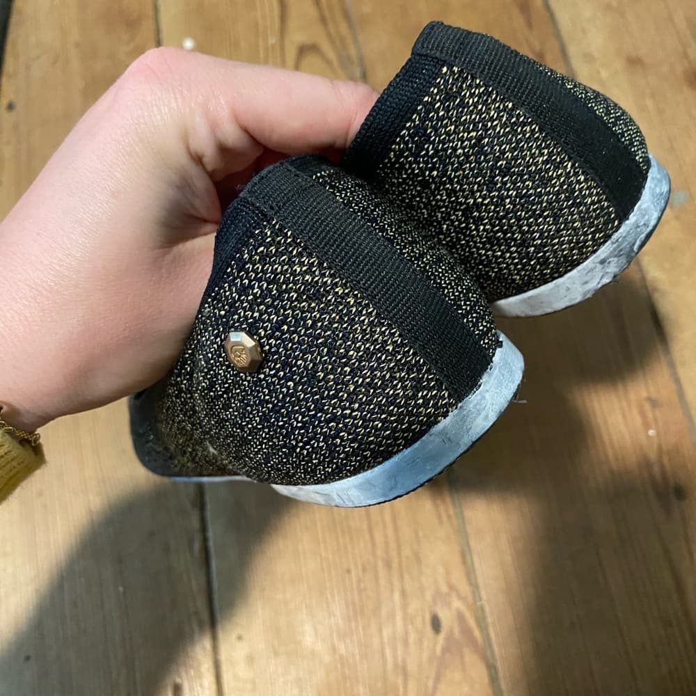 NWOT Giesswein flats gold black knit - Thumbnail 3