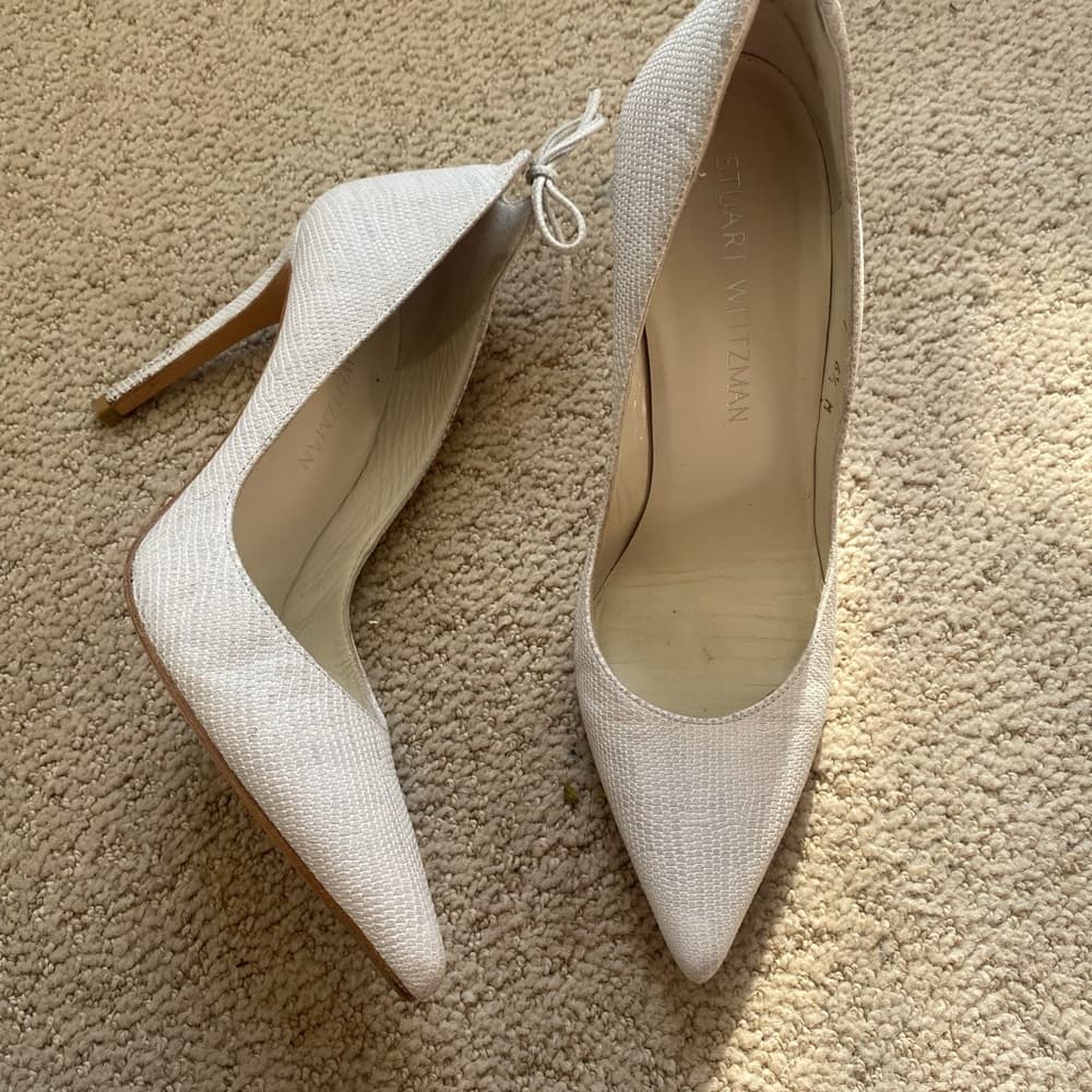 Stuart Weitzman Leigh stiletto heels leather