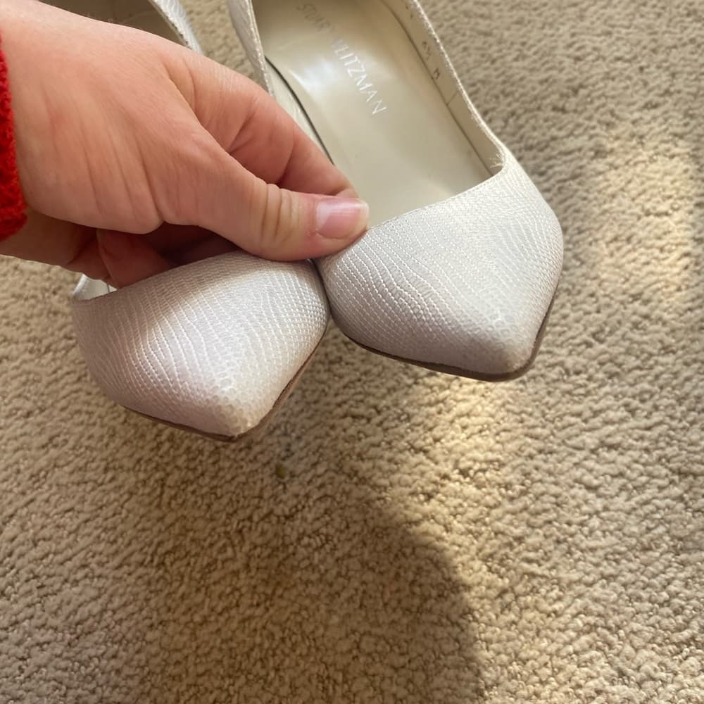 Stuart Weitzman Leigh stiletto heels leather - Thumbnail 3