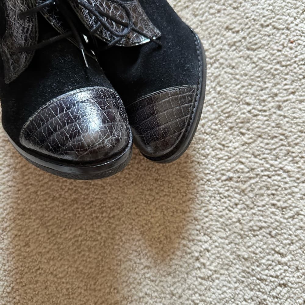 Vintage Y2K DKNY Victorian oxford heels black - Thumbnail 5