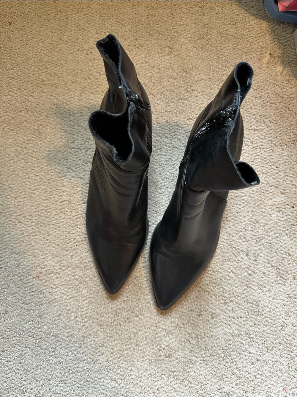 Tony Bianco Brazen leather pointed toe booties - Thumbnail 2
