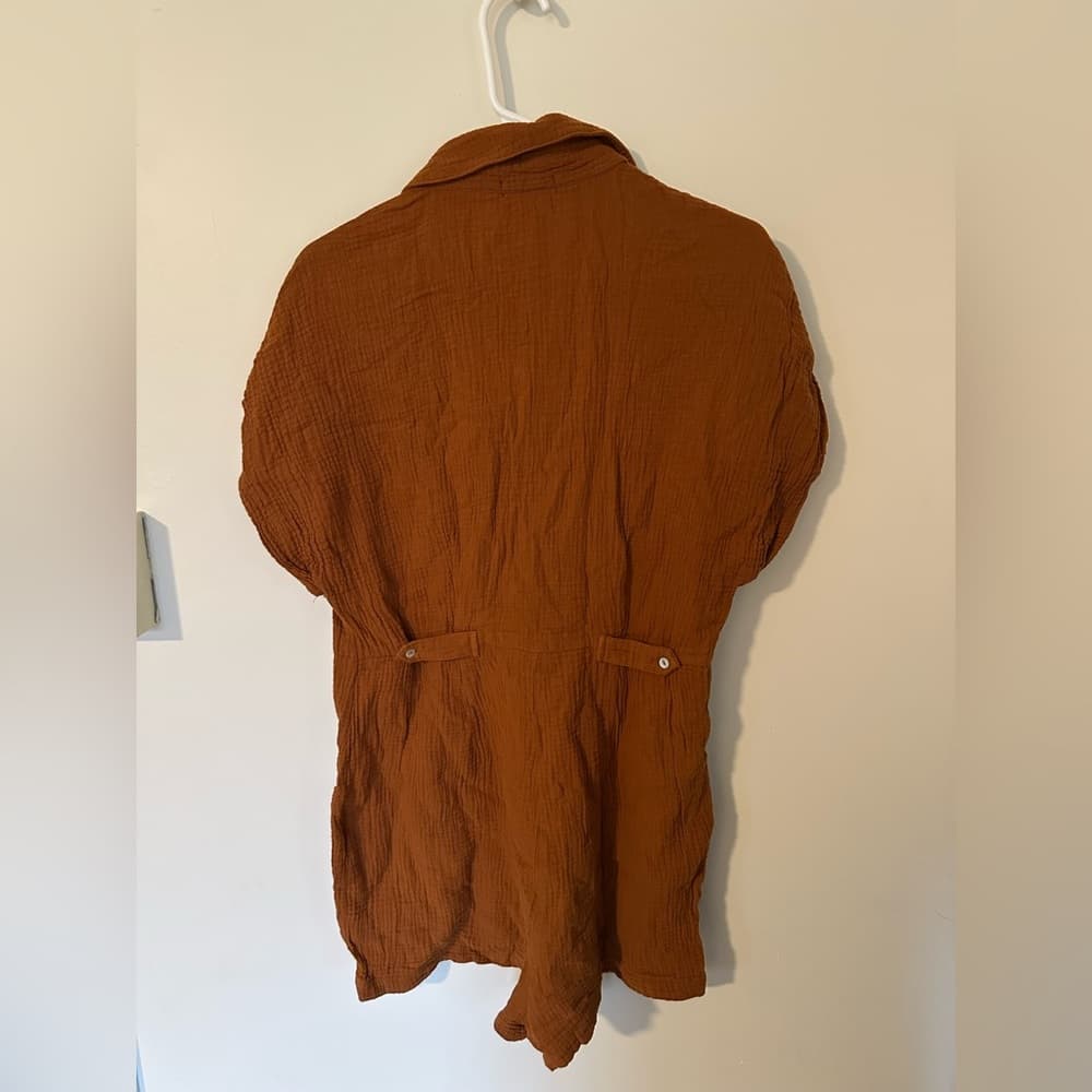 L*Space Mika cotton gauze Mika romper Amber - Thumbnail 3