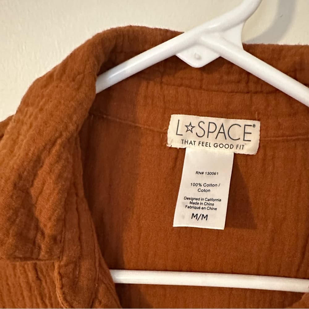 L*Space Mika cotton gauze Mika romper Amber - Thumbnail 2