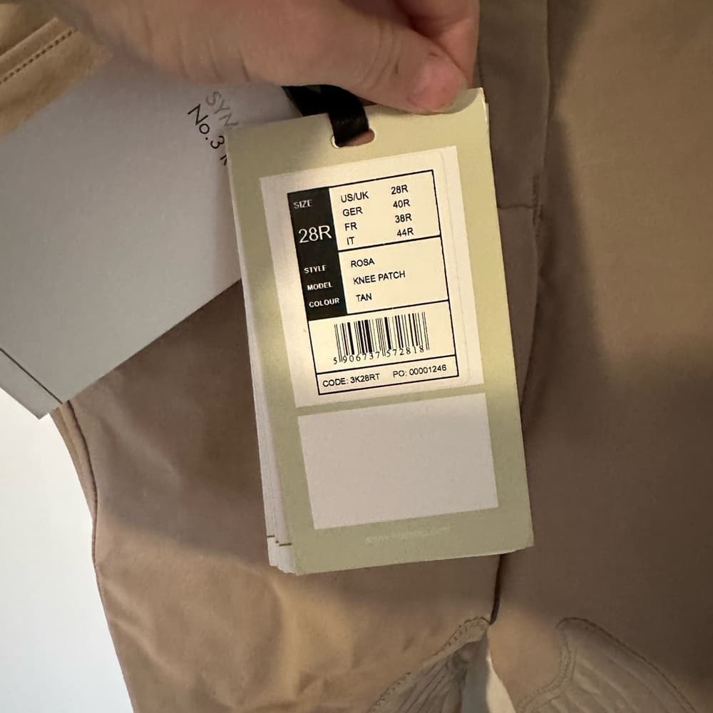 NWT Tredstep Rosa Symphony No. 3 riding breeches tan 28 - Thumbnail 2