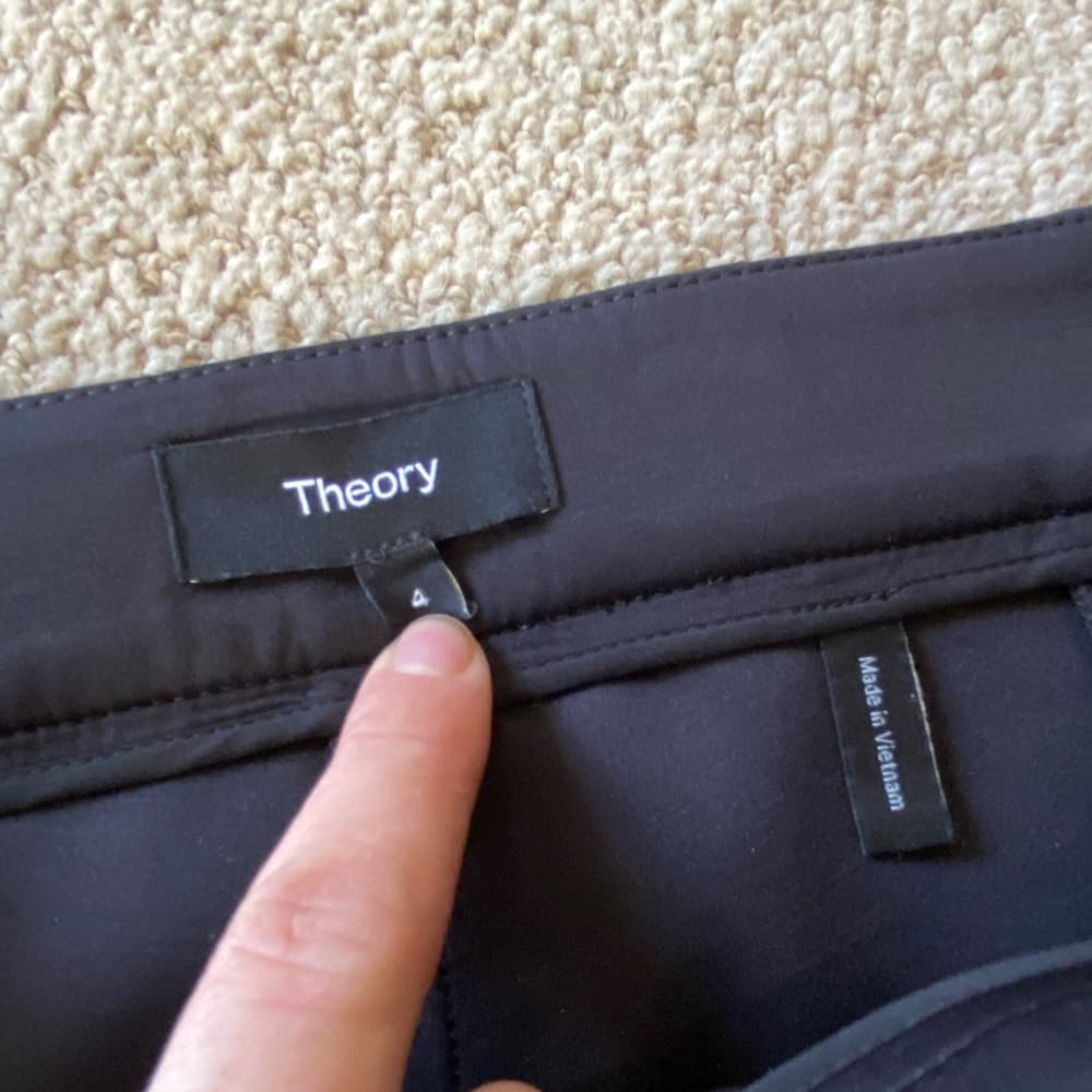 Theory scuba ponte pants black - Thumbnail 2