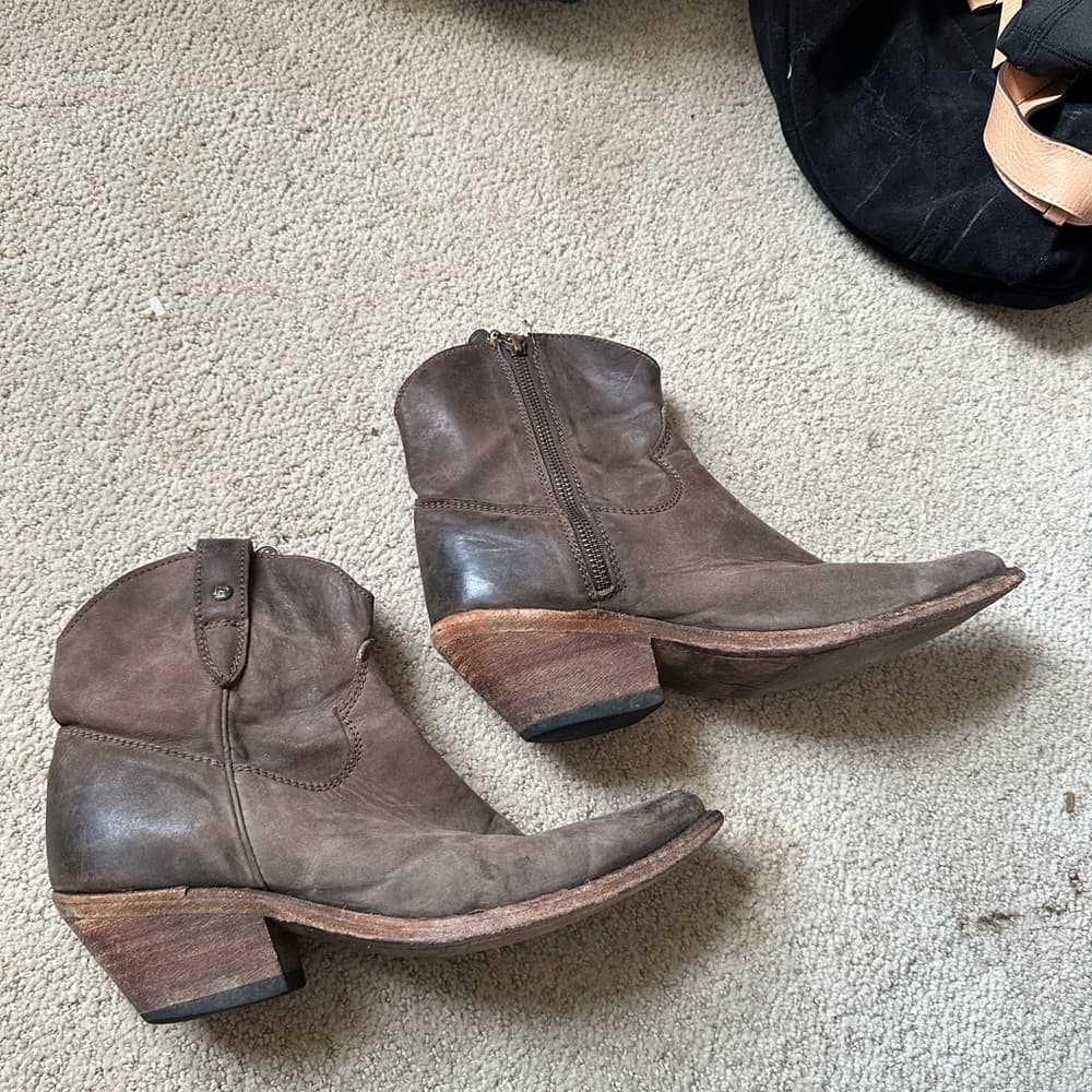 Liberty Black Brandy western booties