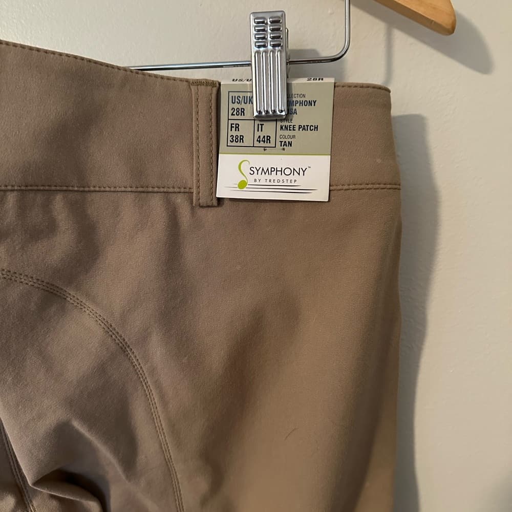 NWT Tredstep Rosa Symphony No. 3 riding breeches tan 28 - Thumbnail 4